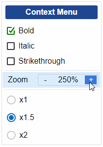 Overview of IntegralUI ContextMenu Component for Blazor