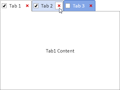 AngularJS TabStrip - Tab Header with Buttons