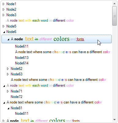 Nodes with Multi-Colored Text in TreeView .NET